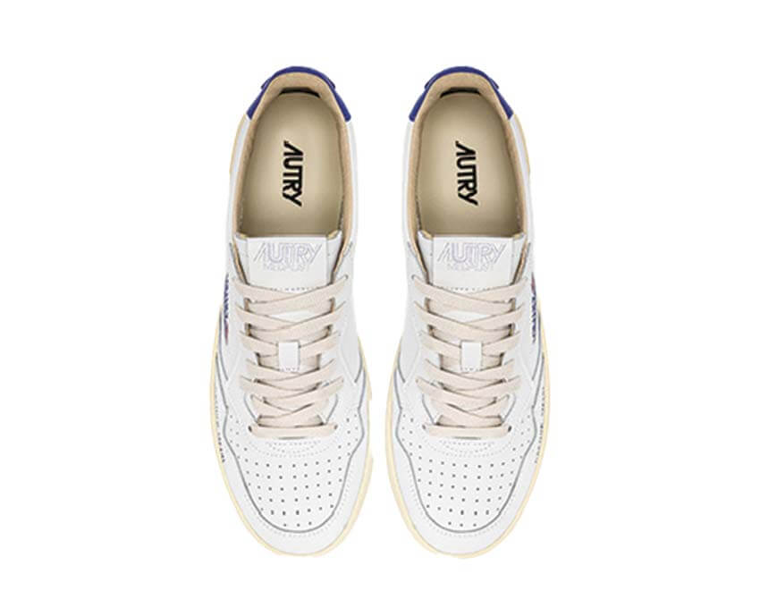 Autry Medalist Low Bicolore dos — talon cuir Medalist Low femme