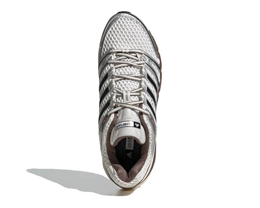 Adidas Adistar Control 5 Cloud White — vista frontale bianco running prestazione