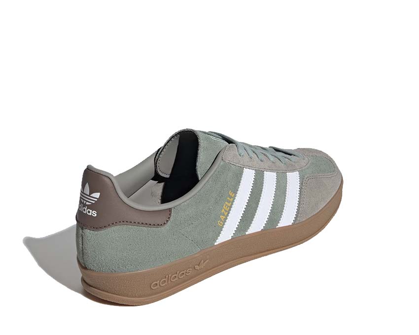 Adidas Gazelle Indoor Silver Pebble / Silver Green - Cloud White JI3526