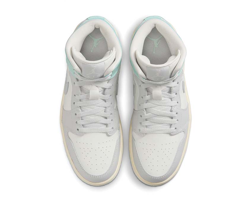 Air Jordan 1 Mid W Sail / Neutral Grey - Igloo - Coconut Milk BQ6472-134