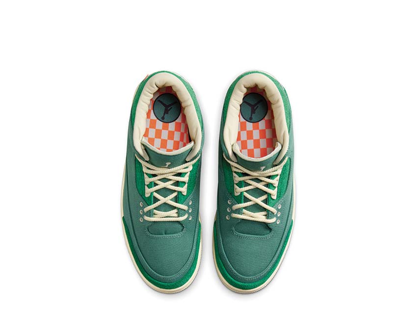 Air Jordan 3 Retro X Nina Chanel Abney Bicoastal / Black - Malachite - Fossil FZ7974-300
