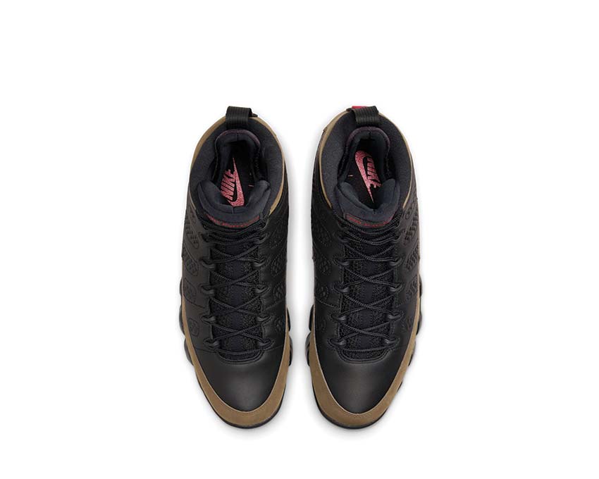 Air Jordan 9 Retro Black / True Red - Light Olive HV4794-030