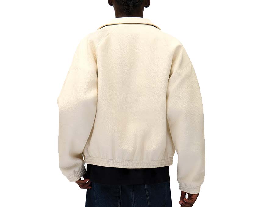 Arte Big Logo Leather Jacket "Cream" SS25-130J-250