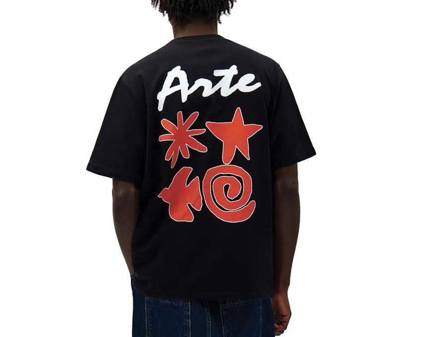 Arte Element Print T-shirt "Black" SS25-093T-1