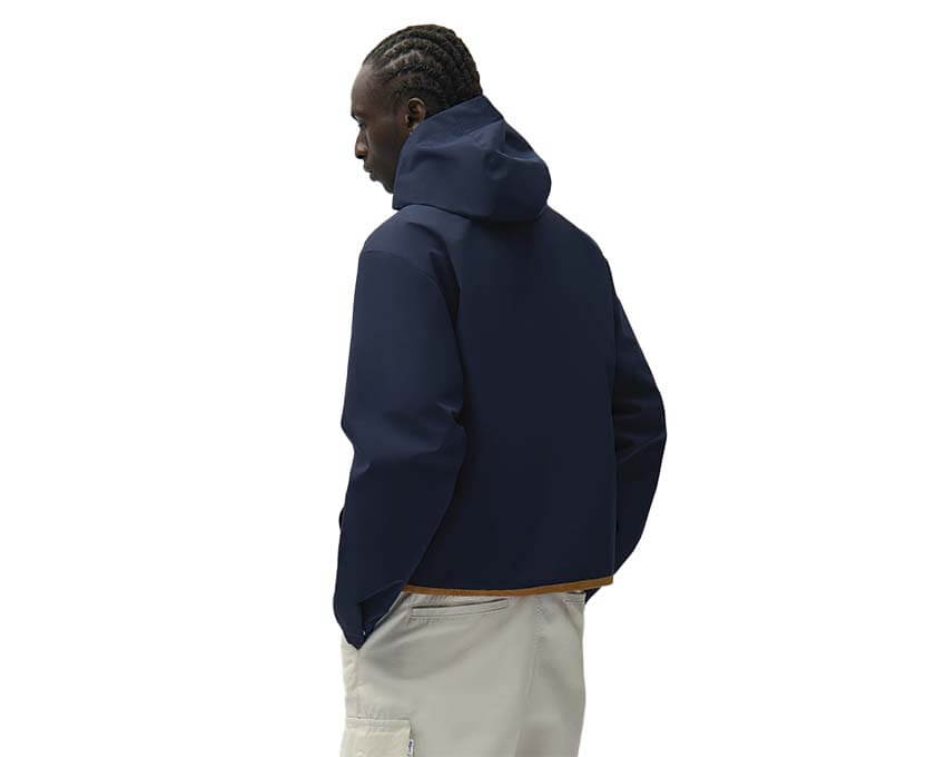 Arte Linen Tape Hooded Jacket dettaglio — nastri decorativi e cappuccio
