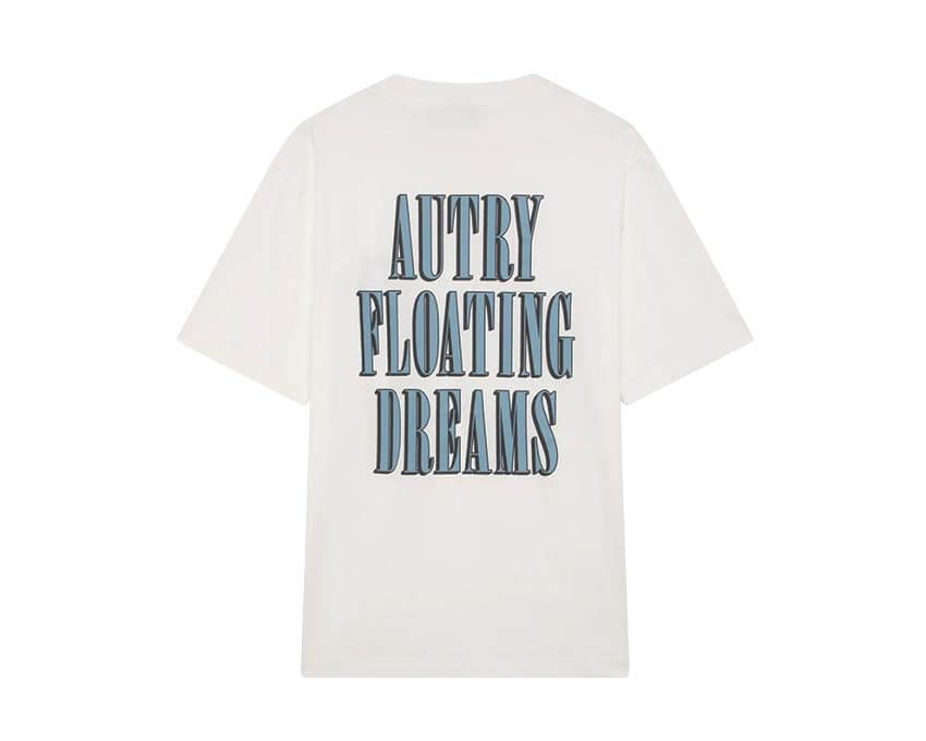 Autry T-Shirt Floating Dreams Bianco retro — retro cotone Autry Floating Dreams