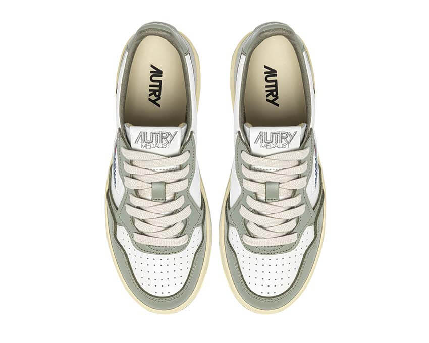 Autry Medalist Low Sea retro — tallone Medalist Low blu mare donna