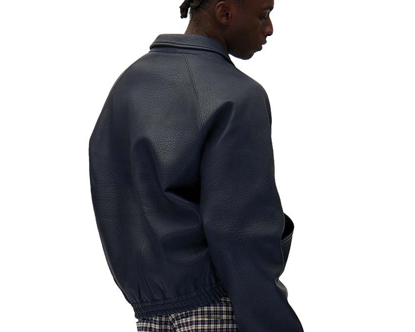 Big logo Leather Jacket SS25-130J-450