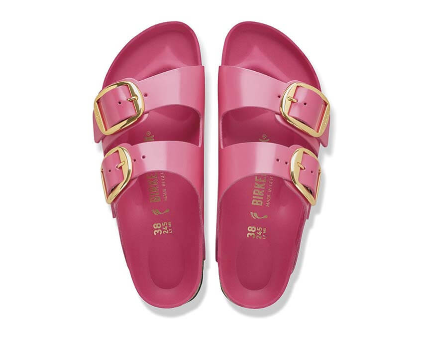 Birkenstock Arizona Big Buckle Natural Leather Patent 1031856