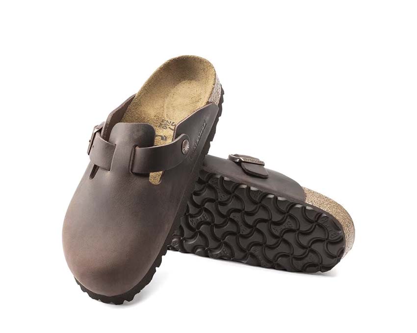 Birkenstock Boston BS Natural Leather Oiled - Habana 0860133