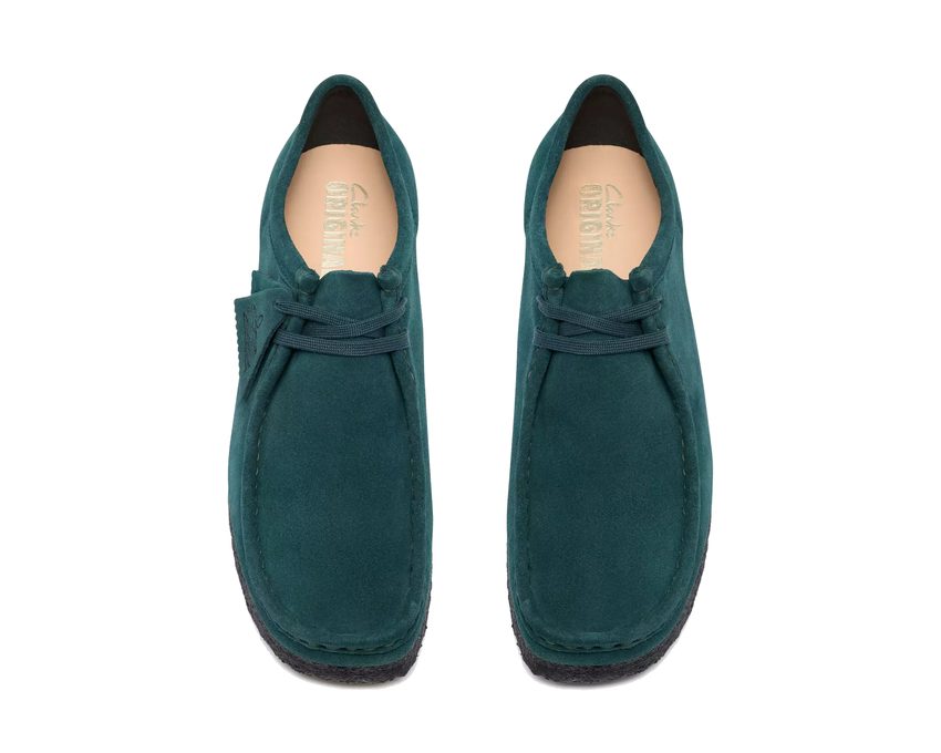 Clarks Wallabee "Dark Teal Suede" 26327487