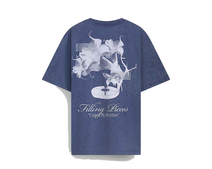 Filling Pieces T-shirt Grammophone Vintage Blue 422520500236 163