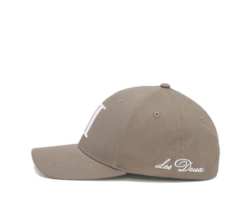 Les Deux Encore Organic Baseball Cap détail — fermeture et matière bio