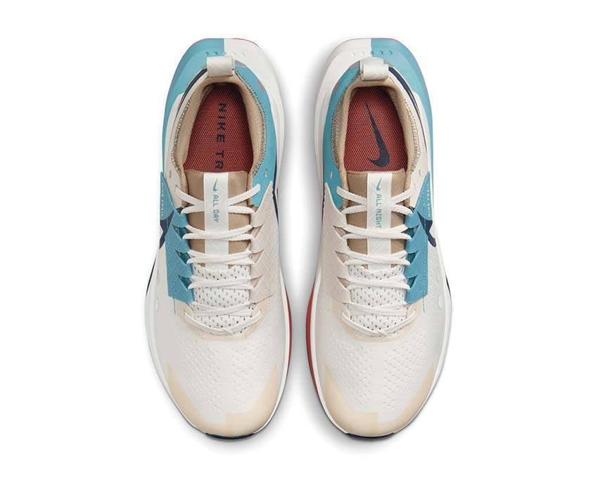 Nike Zoomx Zegama Trail 2 Phantom/Midnight Navy-Khaki-Denim Turq-Vintage Coral FD5190-005
