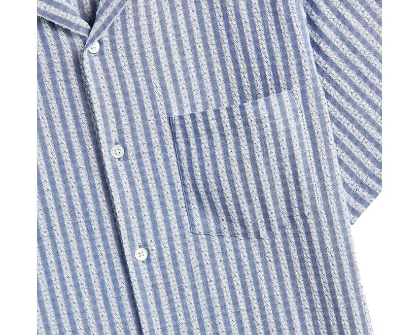 Portuguese Flannel Jacquard Chambray Shirt SS25.045