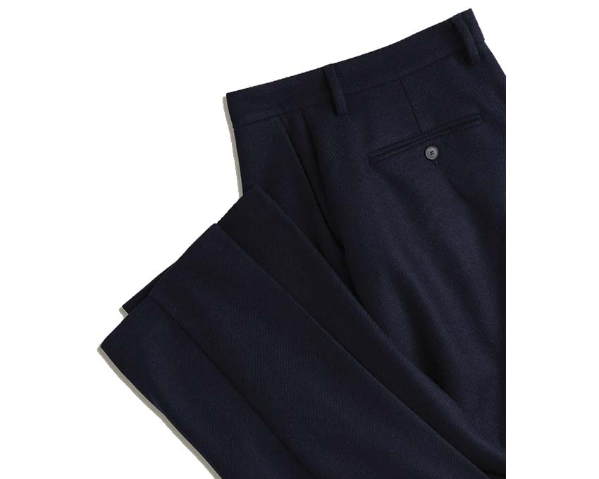 Portuguese Flannel Single Pleat Trousers AW25.059