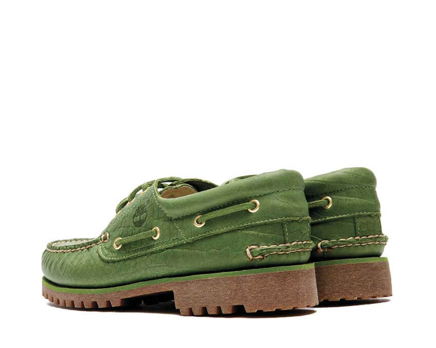Timberland Authentic Boat Shoe Medium dettaglio — finiture pelle boat shoe medium uomo