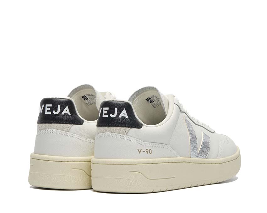 Veja V-90 O.T. Leather White-Silver-Black VD2020910A