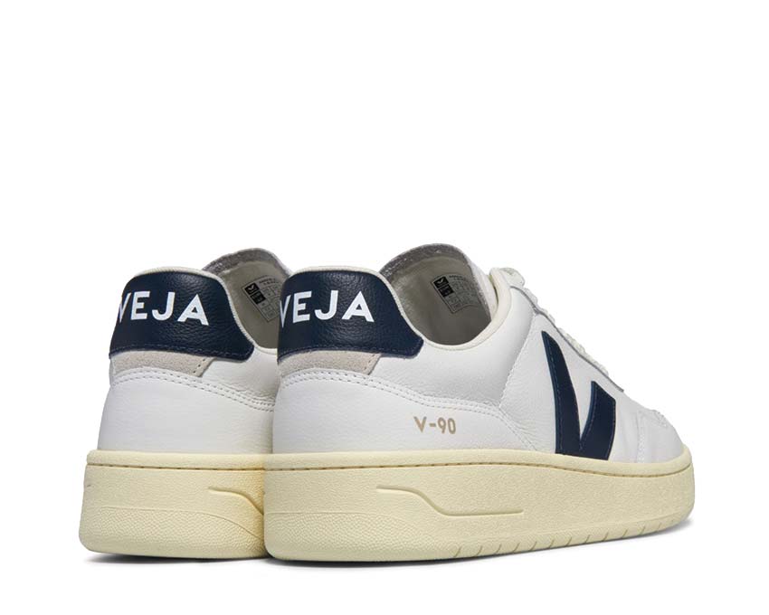 Veja V-90 OT Leather Extra White / Nautico VD2003656B