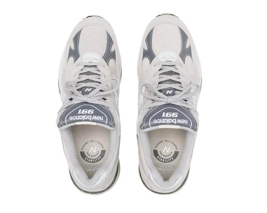 New Balance 991v2 Made in UK "Dove" - sneakers unisexe - vue 4