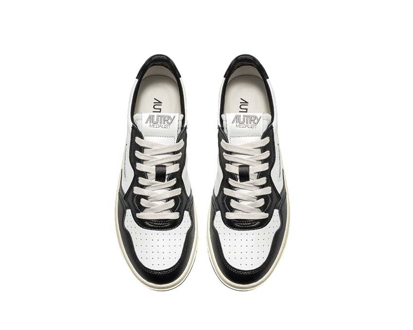 Autry Medalist Low Leat White / Black AULMWB01