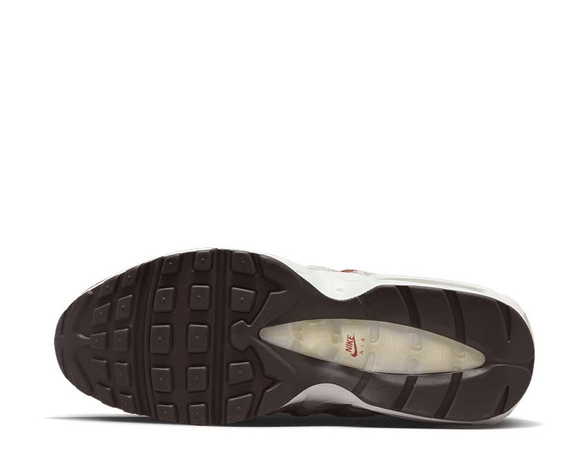 Nike Air Max 95 Light Bone / Summit White - Khaki - Dune Red DQ9016-001