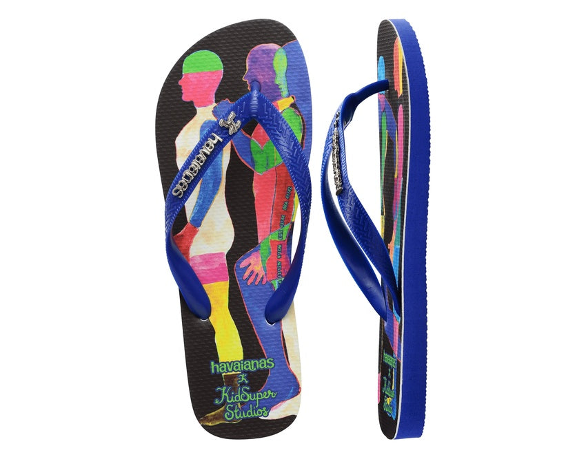 Havaianas Top Kidsuper Runner "Marine Blue" - sneakers unisexe - semelle