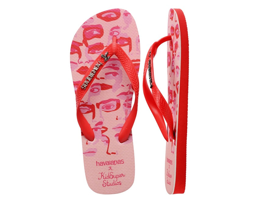 Havaianas Top Kidsuper Camo "Frevo Red" - sneakers unisexe - semelle