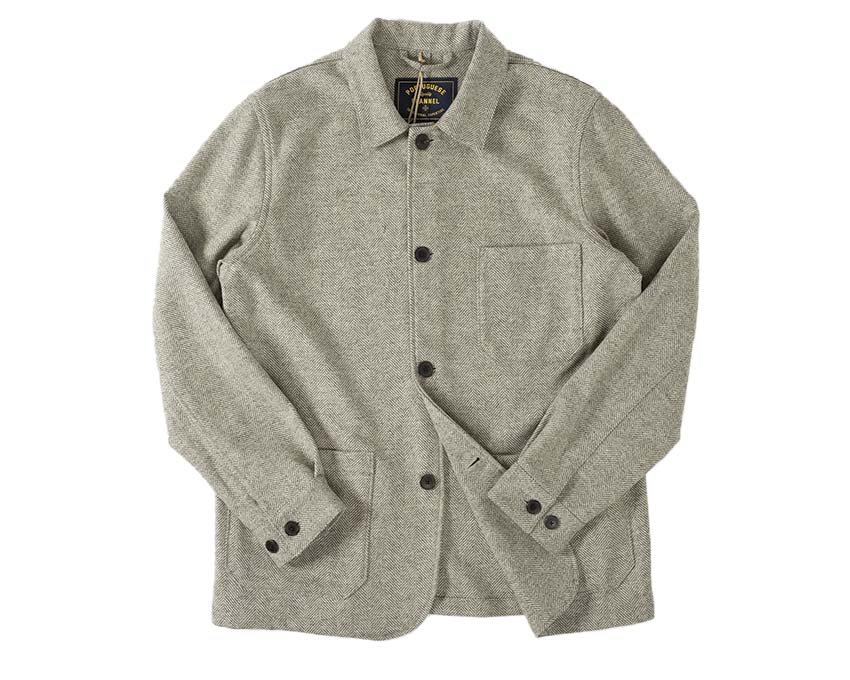 Portuguese Flannel Labura Herringbone Wool