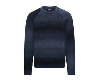 K-Way Valter Shaded Yarn Pullover "Blue Degrade" - pull unisexe