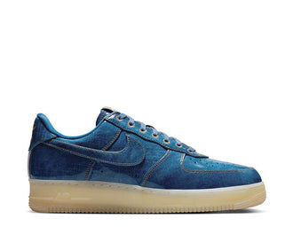 Nike Air Force 1 Retro Patent Denim — zapatilla cuero charolado denim azul hombre | noirfonce.eu