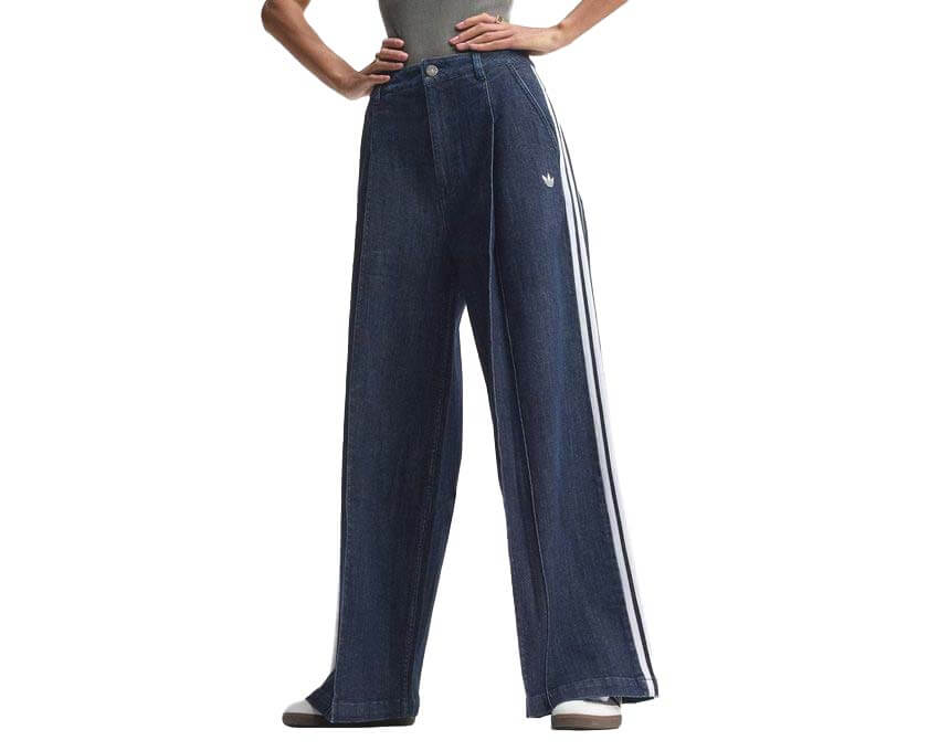 Adidas Denim Wide Leg Pants