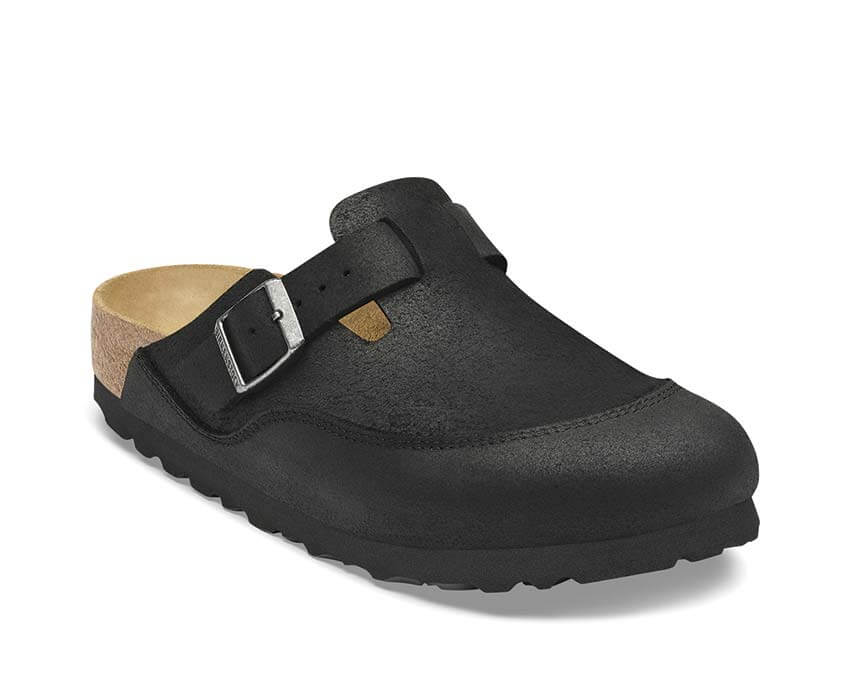 Birkenstock Charcoal Snake Oiled "Black"