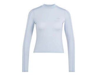 Adidas Adiluna Sheer Long Sleeve Tee "Wonder Blue" - t-shirt manches longues femme