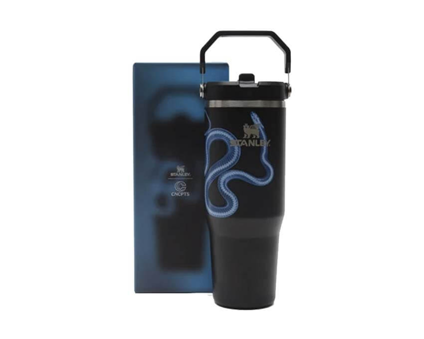 Stanley x Concepts IceFlow Flip Straw 2.0 Tumbler "Black/Blue" - gobelet isotherme unisexe - vue 3