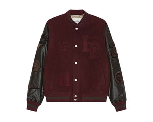 Les Deux Varsity Jacket "Chocolate Truffle Red" - veste homme