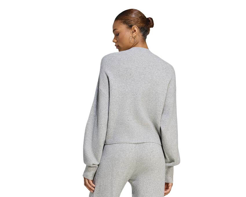 Adidas Essentials Knit Cardigan "Medium Grey Heather"