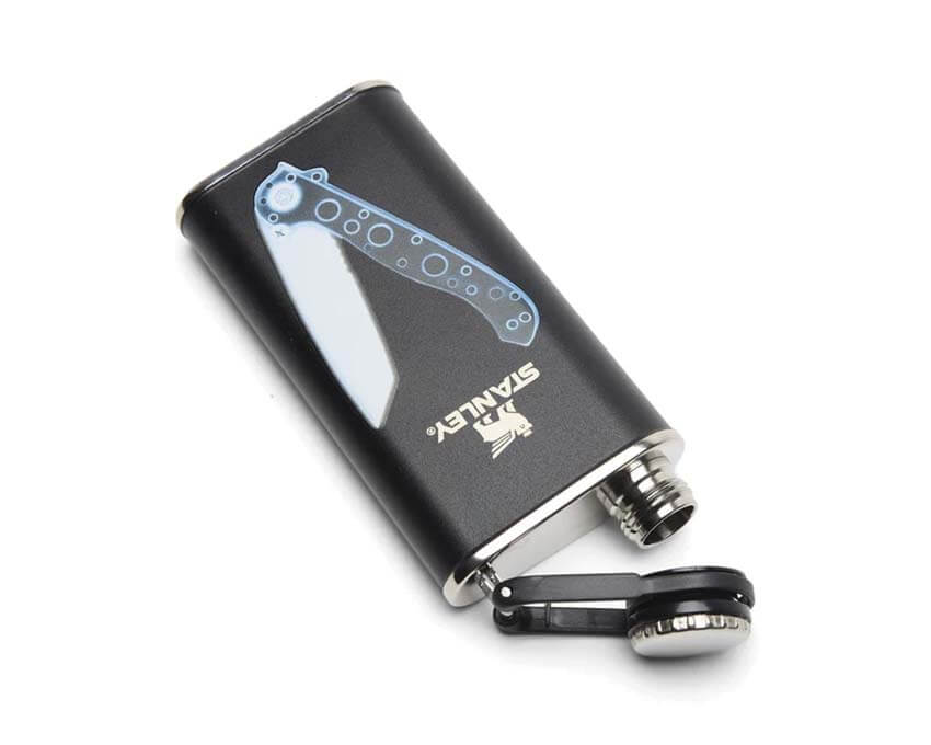 Stanley x Concepts Easy Fill Flask "Black/Blue" - flasque unisexe - vue 3