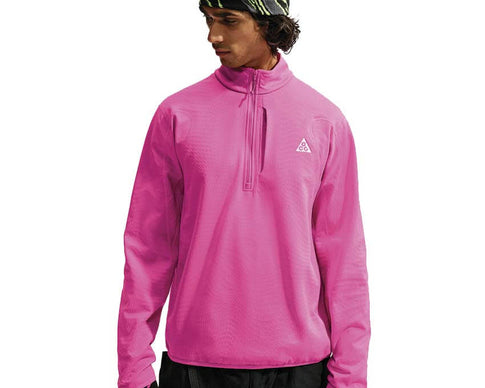 Nike ACG Therma-FIT Wolf Grid Half-Zip Top "Desert Pink"
