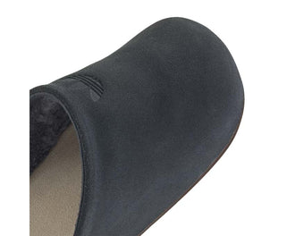 Adidas Adimule Aurora Ink lateral view — open mule profile