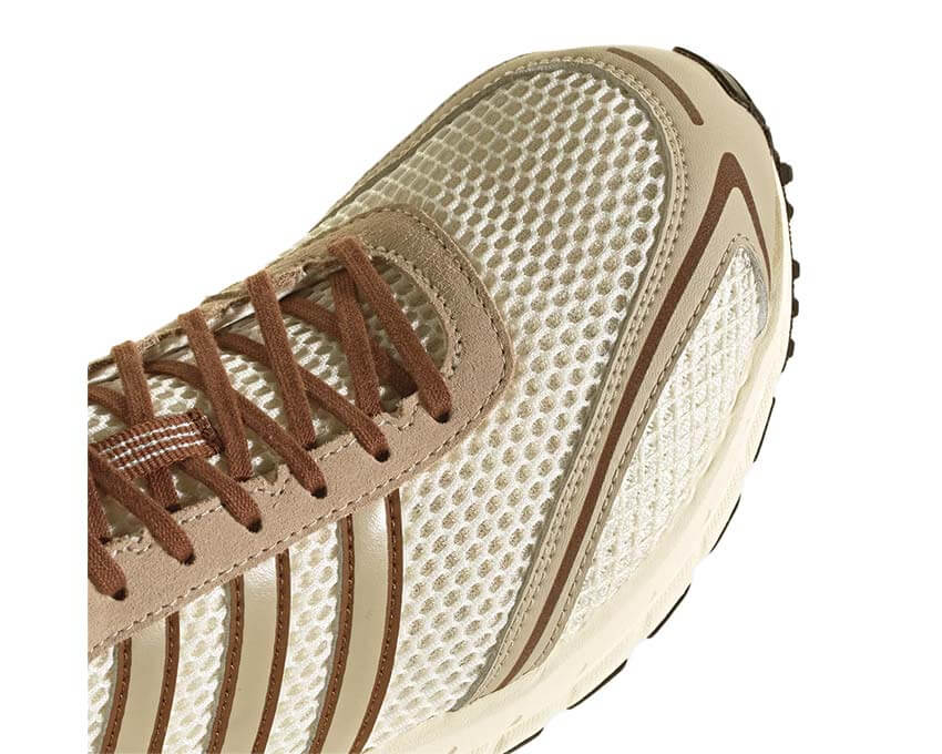 Adidas Adizero Adios OG Off White vista laterale — mesh bianco sporco running leggero