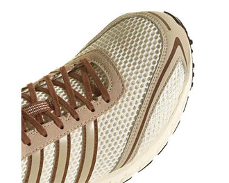 Adidas Adizero Adios OG Off White vista laterale — mesh bianco sporco running leggero