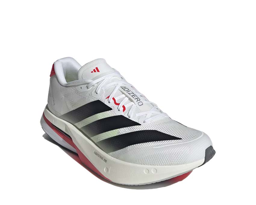 Adidas Adizero Boston 13 M Cloud White / Core Black / Lucid Red JS4932