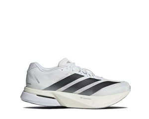 Adidas Adizero Boston 13 White — chaussure running homme blanche performante