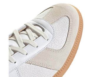 Adidas BW Army Cloud White vista lateral — parte superior cuero blanco con overlay de colores
