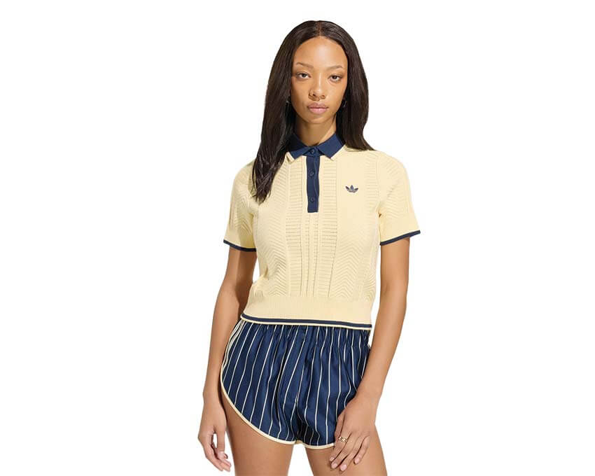 Adidas Cable Knit Cali Tee Polo KT1862