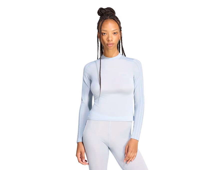 Adidas Adiluna Season 2 x Jennie Sheer Long Sleeve Tee "Wonder Blue"