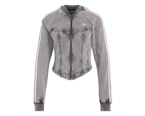 Adidas Superstar Corset Track Top "Washed Grey Denim"