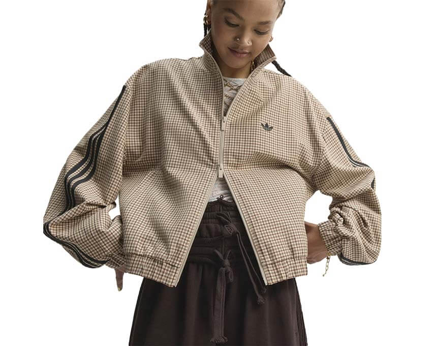 Adidas Checks Track Top "Crystal Linen" LE8307