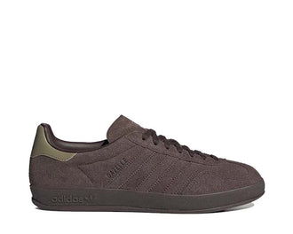 Adidas Gazelle Indoor Dark Brown — zapatilla unisex ante marrón oscuro interior